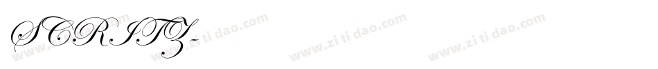 SCRITZ字体转换
