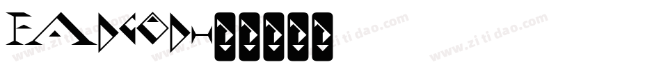 FADGOD字体转换