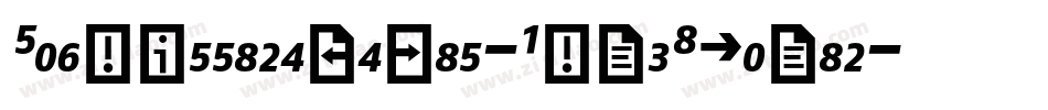 FagoOfficeSerif-BoldItalic字体转换