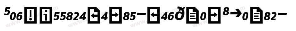 FagoOfficeSerif-RegularItalic字体转换