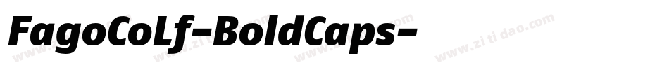 FagoCoLf-BoldCaps字体转换