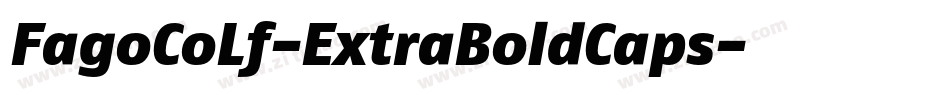FagoCoLf-ExtraBoldCaps字体转换