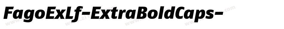 FagoExLf-ExtraBoldCaps字体转换