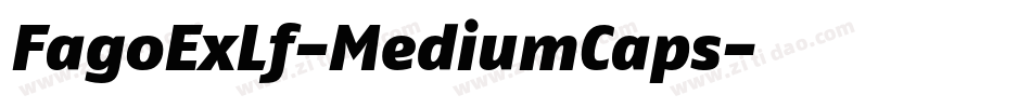 FagoExLf-MediumCaps字体转换
