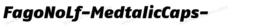 FagoNoLf-MedtalicCaps字体转换