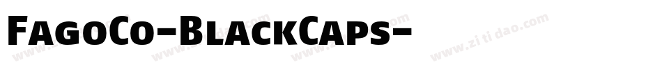 FagoCo-BlackCaps字体转换