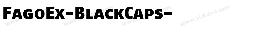 FagoEx-BlackCaps字体转换