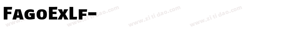 FagoExLf字体转换