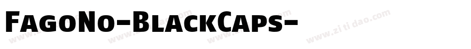 FagoNo-BlackCaps字体转换