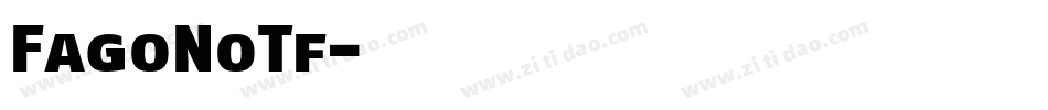 FagoNoTf字体转换