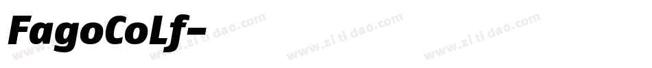 FagoCoLf字体转换