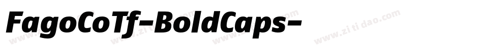 FagoCoTf-BoldCaps字体转换