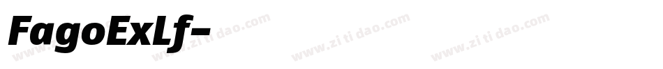 FagoExLf字体转换