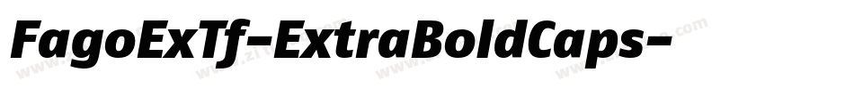 FagoExTf-ExtraBoldCaps字体转换