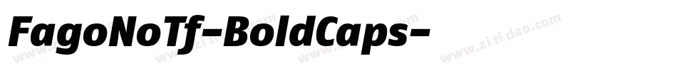 FagoNoTf-BoldCaps字体转换