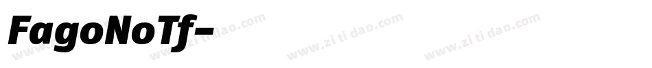 FagoNoTf字体转换