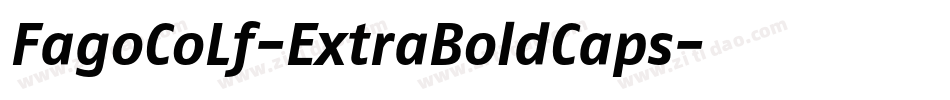 FagoCoLf-ExtraBoldCaps字体转换