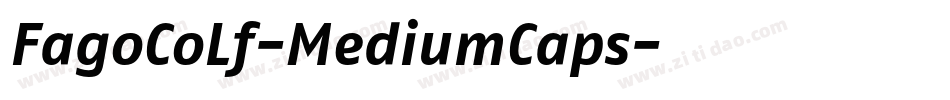 FagoCoLf-MediumCaps字体转换