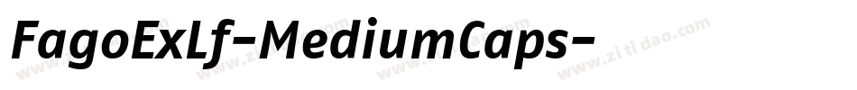 FagoExLf-MediumCaps字体转换