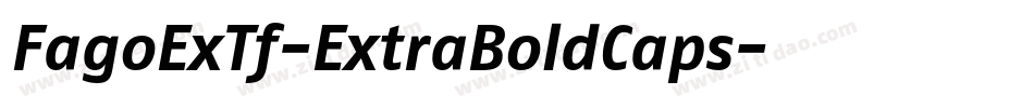 FagoExTf-ExtraBoldCaps字体转换