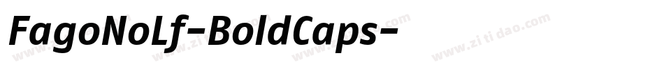 FagoNoLf-BoldCaps字体转换