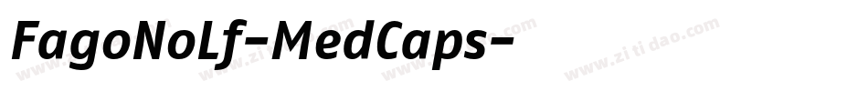 FagoNoLf-MedCaps字体转换