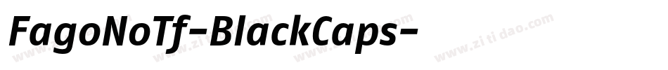 FagoNoTf-BlackCaps字体转换