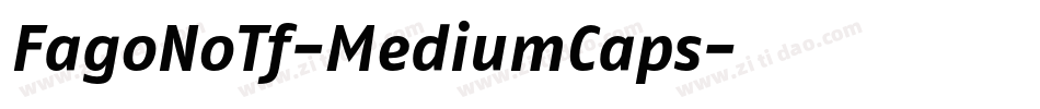 FagoNoTf-MediumCaps字体转换