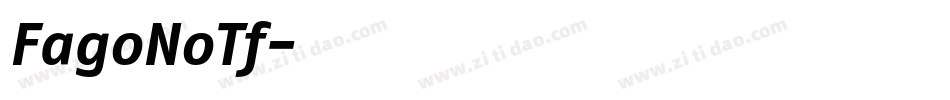 FagoNoTf字体转换