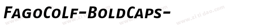 FagoCoLf-BoldCaps字体转换