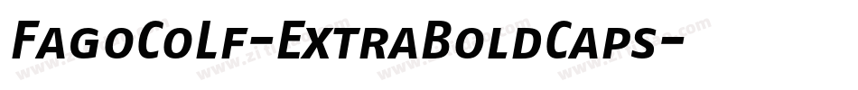FagoCoLf-ExtraBoldCaps字体转换