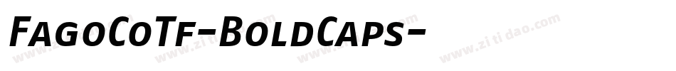 FagoCoTf-BoldCaps字体转换