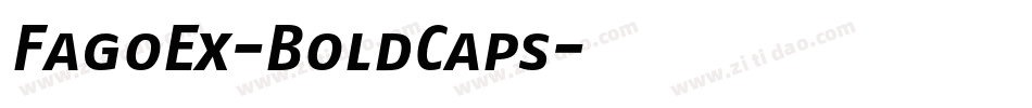 FagoEx-BoldCaps字体转换