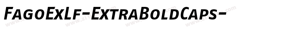 FagoExLf-ExtraBoldCaps字体转换