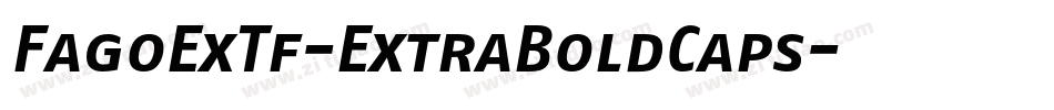 FagoExTf-ExtraBoldCaps字体转换