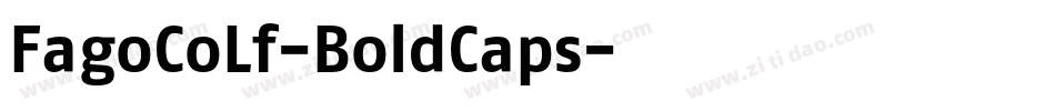 FagoCoLf-BoldCaps字体转换
