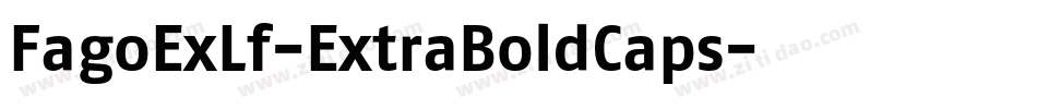 FagoExLf-ExtraBoldCaps字体转换
