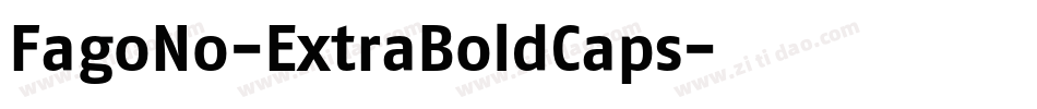 FagoNo-ExtraBoldCaps字体转换