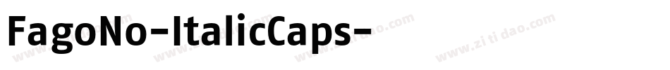 FagoNo-ItalicCaps字体转换