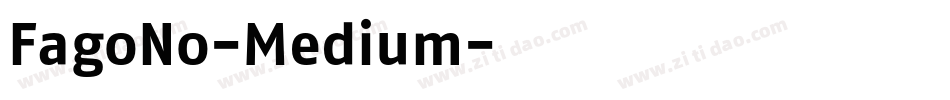 FagoNo-Medium字体转换