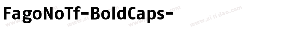 FagoNoTf-BoldCaps字体转换