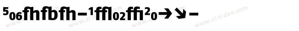 FagoNo-BlackCaps字体转换