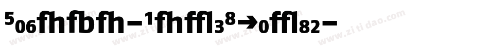 FagoNo-BoldItalic字体转换