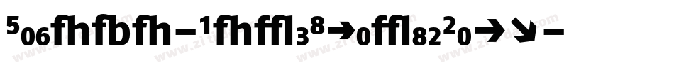 FagoNo-BoldItalicCaps字体转换
