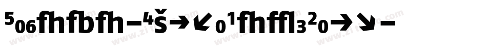 FagoNo-ExtraBoldCaps字体转换