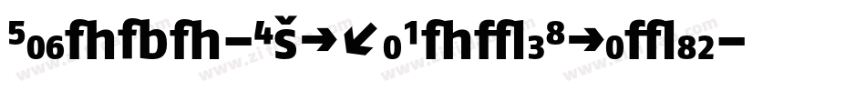 FagoNo-ExtraBoldItalic字体转换