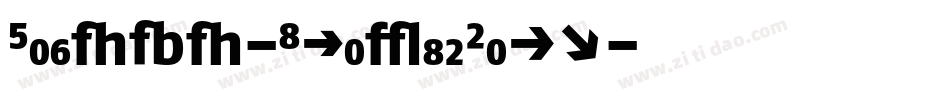 FagoNo-ItalicCaps字体转换