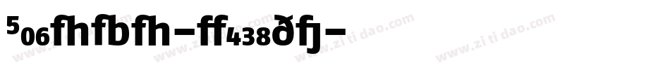 FagoNo-Medium字体转换