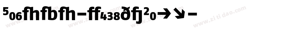 FagoNo-MediumCaps字体转换