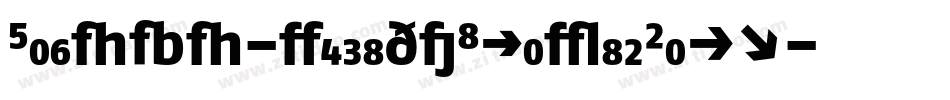 FagoNo-MediumItalicCaps字体转换